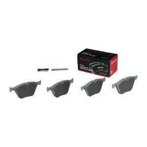 Brembo Brake Pad, Nao, Fmsi Number D1443-8594, Ceramic, Set of 4, With Hardware – P06073N