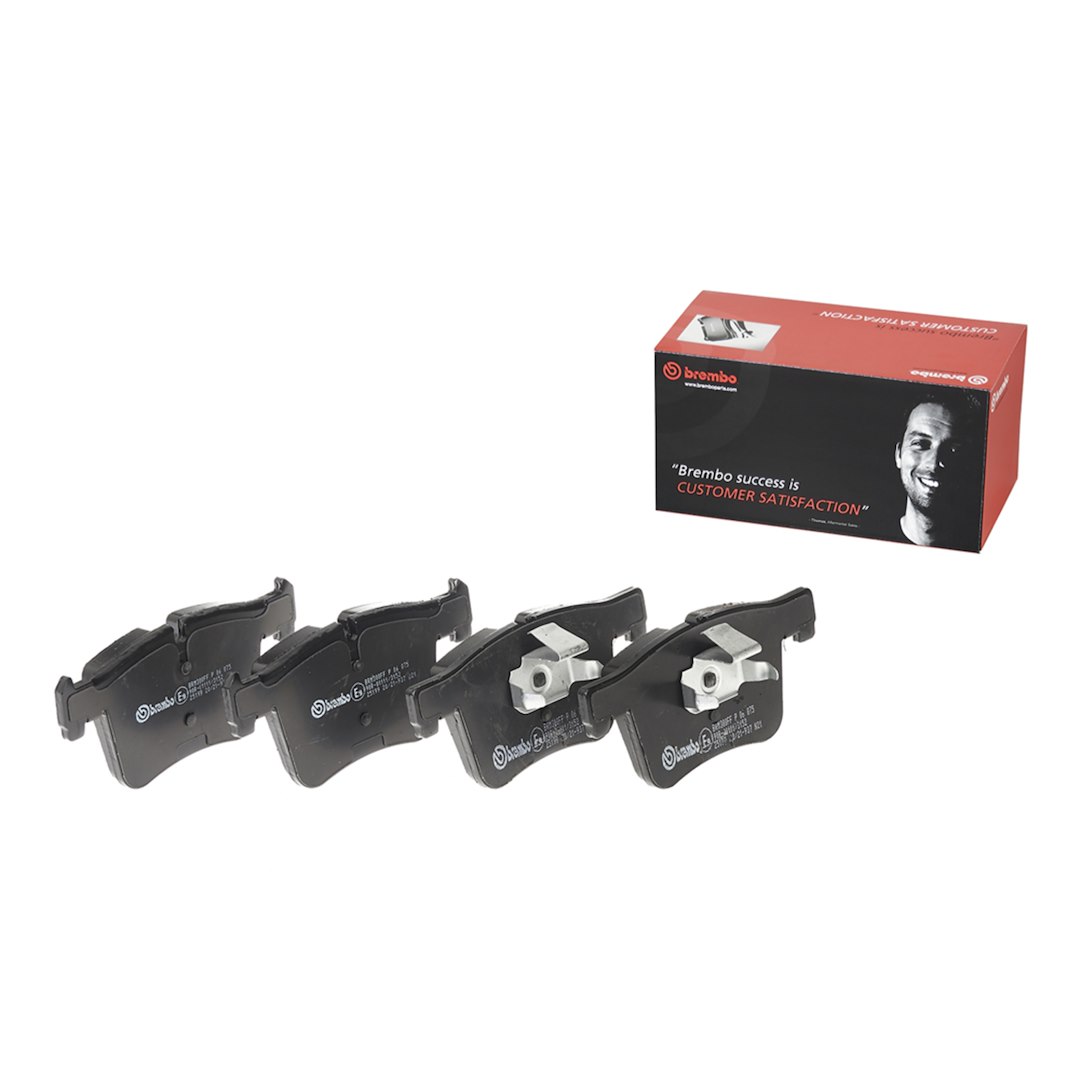 Brembo Brake Pad, Fmsi Number D1561-8772, Low-Metallic, Set of 4 – P06075