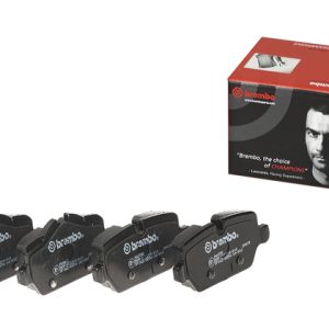 Brembo Brake Pad, Fmsi Number D1554-8764, Low-Metallic, Set of 4 – P06080