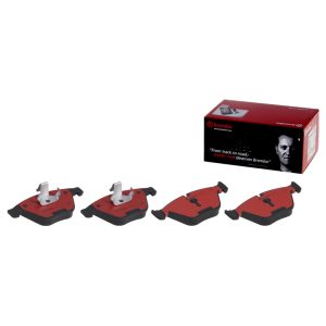 Brembo Brake Pad, Nao, Fmsi Number D1260-7799, Ceramic, Set of 4 – P06081N