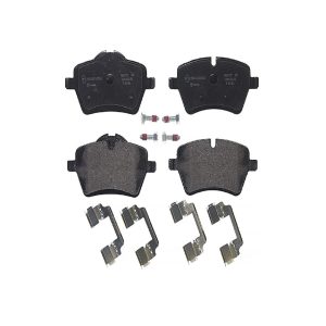Brembo Brake Pad, Fmsi Number D1204-8324, Low-Metallic, Set of 4, With Hardware/ Brake Caliper Screws – P06086
