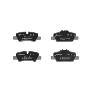 Brembo Brake Pad, Nao, Fmsi Number D1800-9032, Ceramic, Set of 4, With Hardware/ Brake Caliper Screws – P06090N