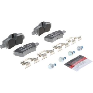 Brembo Brake Pad, Nao, Fmsi Number D1800-9032, Ceramic, Set of 4, With Hardware/ Brake Caliper Screws – P06090N