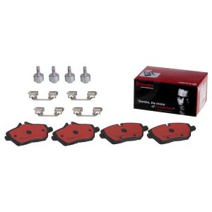 Brembo Brake Pad, Nao, Fmsi Number D1308-8992, Ceramic, Set of 4, With Hardware – P06091N