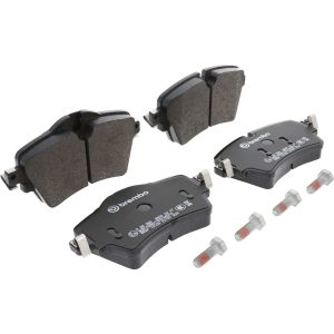 Brembo Brake Pad, Fmsi Number D1801-9033, Low-Metallic, Set of 4, With Brake Caliper Screws – P06092