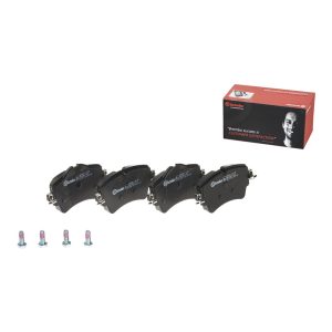 Brembo Brake Pad, Fmsi Number D1801-9033, Low-Metallic, Set of 4, With Brake Caliper Screws – P06092