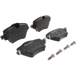Brembo Brake Pad, Fmsi Number D1892-9120, Low-Metallic, Set of 4, With Brake Caliper Screws – P06093