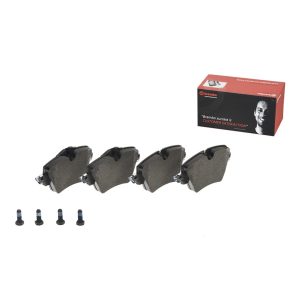 Brembo Brake Pad, Fmsi Number D1892-9120, Low-Metallic, Set of 4, With Brake Caliper Screws – P06093