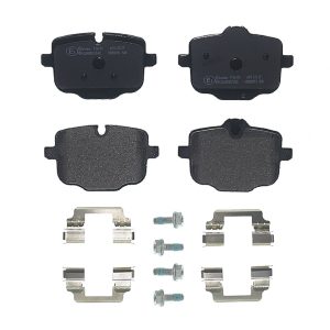 Brembo Brake Pad, Fmsi Number D1850-9077, Low-Metallic, Set of 4, With Hardware/ Brake Caliper Screws – P06101