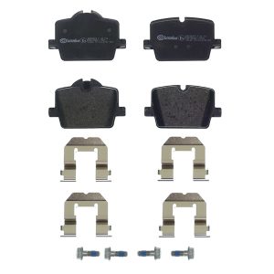 Brembo Brake Pad, Prime Line, Fmsi Number D2221-9461, Low-Metallic, Set of 4, With Mounting Hardware – P06114