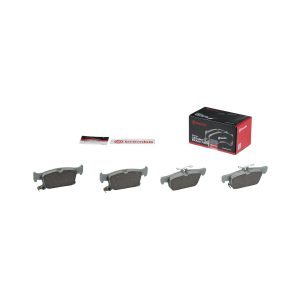 Brembo Brake Pad, Nao, Fmsi Number D1923-9148, Ceramic, Set of 4, With Hardware – P07009N