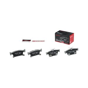 Brembo Brake Pad, Nao, Fmsi Number D1923-9148, Ceramic, Set of 4, With Hardware – P07009N