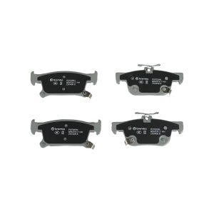 Brembo Brake Pad, Nao, Fmsi Number D1923-9148, Ceramic, Set of 4, With Hardware – P07009N