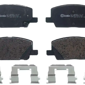 Brembo Brake Pad, Prime Line, Fmsi Number D2019-9144, Low-Metallic, Set of 4, With Mounting Hardware – P07012