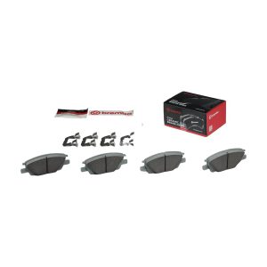 Brembo Brake Pad, Nao, Fmsi Number D1913-9144, Ceramic, Set of 4, With Hardware – P07016N