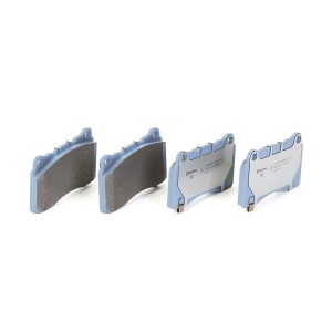 Brembo Brake Pad, Beyond Line, Fmsi Number D1001-7919, Low-Metallic, Set of 4, With Pad Wear Sensor/ Pad Shims/ Brake Lubricant – P09004E
