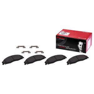 Brembo Brake Pad, Nao, Fmsi Number D921-7822, Ceramic, Set of 4, With Hardware – P09006N