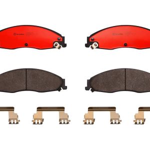 Brembo Brake Pad, Nao, Fmsi Number D921-7822, Ceramic, Set of 4, With Hardware – P09006N