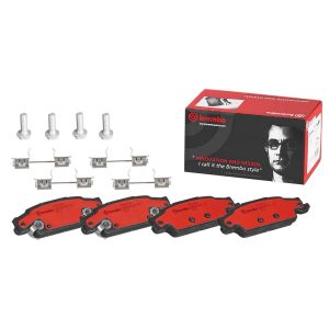 Brembo Brake Pad, Nao, Fmsi Number D922-8207, Ceramic, Set of 4, With Hardware – P09007N