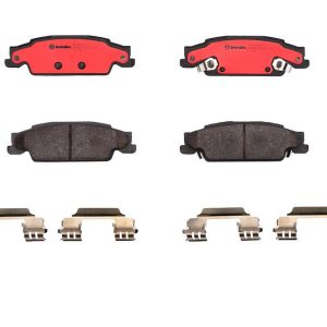 Brembo Brake Pad, Nao, Fmsi Number D922-8207, Ceramic, Set of 4, With Hardware – P09007N