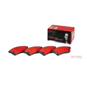 Brembo Brake Pad, Nao, Fmsi Number D1422-8537, Ceramic, Set of 4 – P09009N