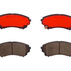Brembo Brake Pad, Nao, Fmsi Number D1331-8443, Ceramic, Set of 4, With Hardware – P09018N