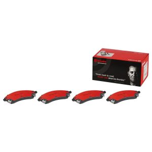 Brembo Brake Pad, Nao, Fmsi Number D1019-7923, Ceramic, Set of 4, With Hardware – P09019N