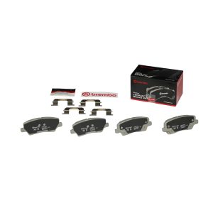 Brembo Brake Pad, Nao, Fmsi Number D1659-8886, Ceramic, Set of 4, With Hardware – P09023N