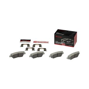 Brembo Brake Pad, Nao, Fmsi Number D1659-8886, Ceramic, Set of 4, With Hardware – P09023N