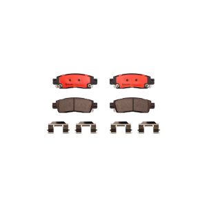 Brembo Brake Pad, Nao, Fmsi Number D883-7760, Ceramic, Set of 4, With Hardware – P10010N