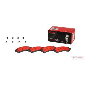 Brembo Brake Pad, Nao, Fmsi Number D726-7593, Ceramic, Set of 4, With Hardware – P10016N