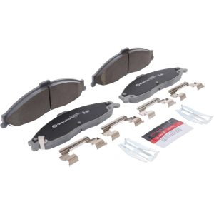 Brembo Brake Pad, Nao, Fmsi Number D749-7618, Ceramic, Set of 4, With Hardware – P10024N