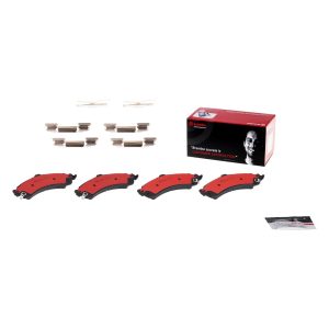 Brembo Brake Pad, Nao, Fmsi Number D784-8454, Ceramic, Set of 4, With Hardware – P10026N