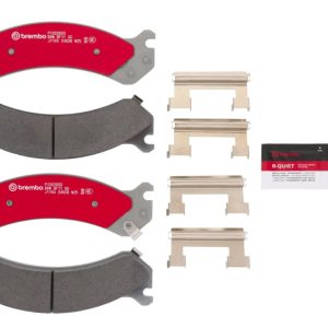Brembo Brake Pad, Xtra Severe Duty, Fmsi Number D784-8454, Ceramic, Set of 4 – P10026SD