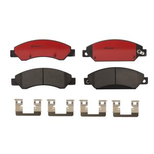 Brembo Brake Pad, Nao, Fmsi Number D1380-7997, Ceramic, Set of 4, With Hardware – P10034N