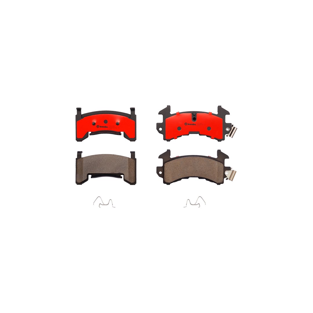 Brembo Brake Pad, Nao, Fmsi Number D154-7070A, Ceramic, Set of 4 – P10036N