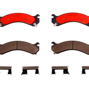 Brembo Brake Pad, Nao, Fmsi Number D909-7788, Ceramic, Set of 4, With Hardware – P10041N
