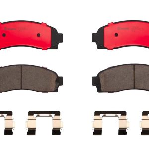 Brembo Brake Pad, Nao, Fmsi Number D913-7794, Ceramic, Set of 4, With Hardware – P10042N