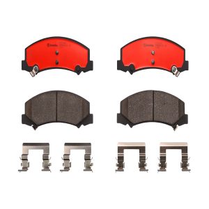 Brembo Brake Pad, Nao, Fmsi Number D1159-8269, Ceramic, Set of 4, With Hardware – P10044N
