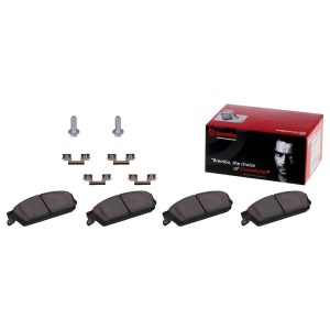 Brembo Brake Pad, Nao, Fmsi Number D1194-8312, Ceramic, Set of 4, With Hardware – P10045N
