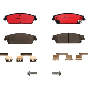 Brembo Brake Pad, Nao, Fmsi Number D1194-8312, Ceramic, Set of 4, With Hardware – P10045N