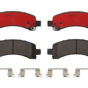 Brembo Brake Pad, Nao, Fmsi Number D974-7875, Ceramic, Set of 4, With Hardware – P10048N