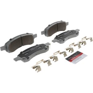 Brembo Brake Pad, Nao, Fmsi Number D1169-8282, Ceramic, Set of 4, With Hardware – P10049N