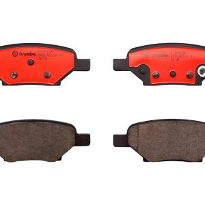 Brembo Brake Pad, Nao, Fmsi Number D1364-8474, Ceramic, Set of 4, With Hardware – P10062N