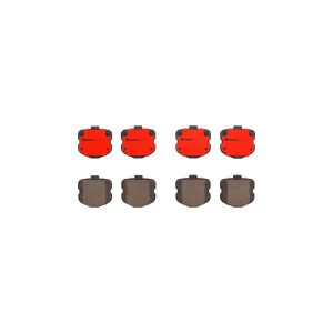 Brembo Brake Pad, Nao, Fmsi Number D1185-8303, Ceramic, Set of 4 – P10067N