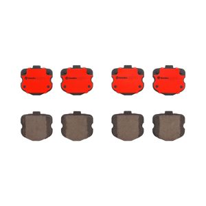 Brembo Brake Pad, Nao, Fmsi Number D1185-8303, Ceramic, Set of 4 – P10067N