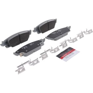 Brembo Brake Pad, Nao, Fmsi Number D1707-8930, Ceramic, Set of 4, With Hardware – P10068N