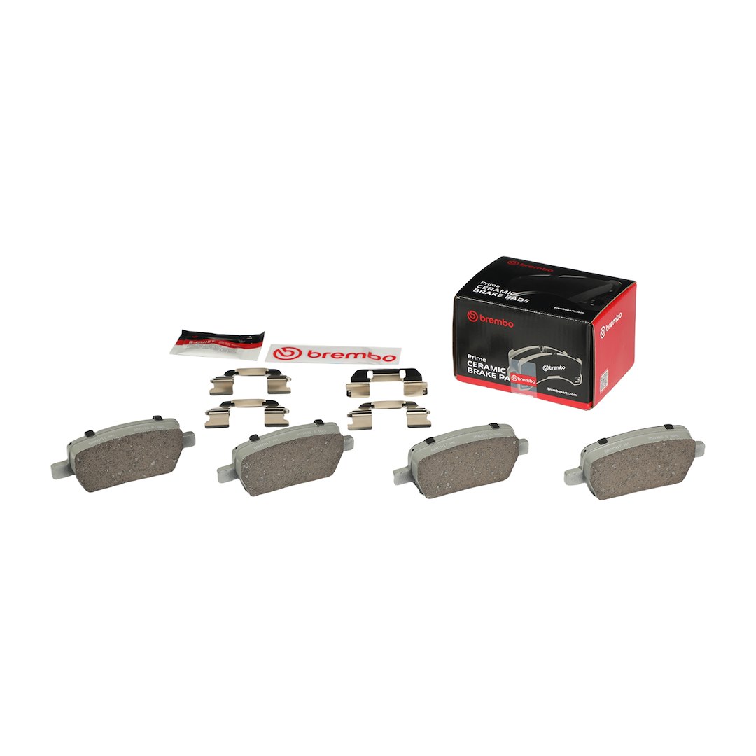 Brembo Brake Pad, Nao, Fmsi Number D1914-9105, Ceramic, Set of 4 – P10071N