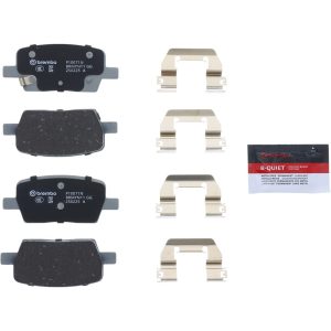 Brembo Brake Pad, Nao, Fmsi Number D1914-9105, Ceramic, Set of 4 – P10071N
