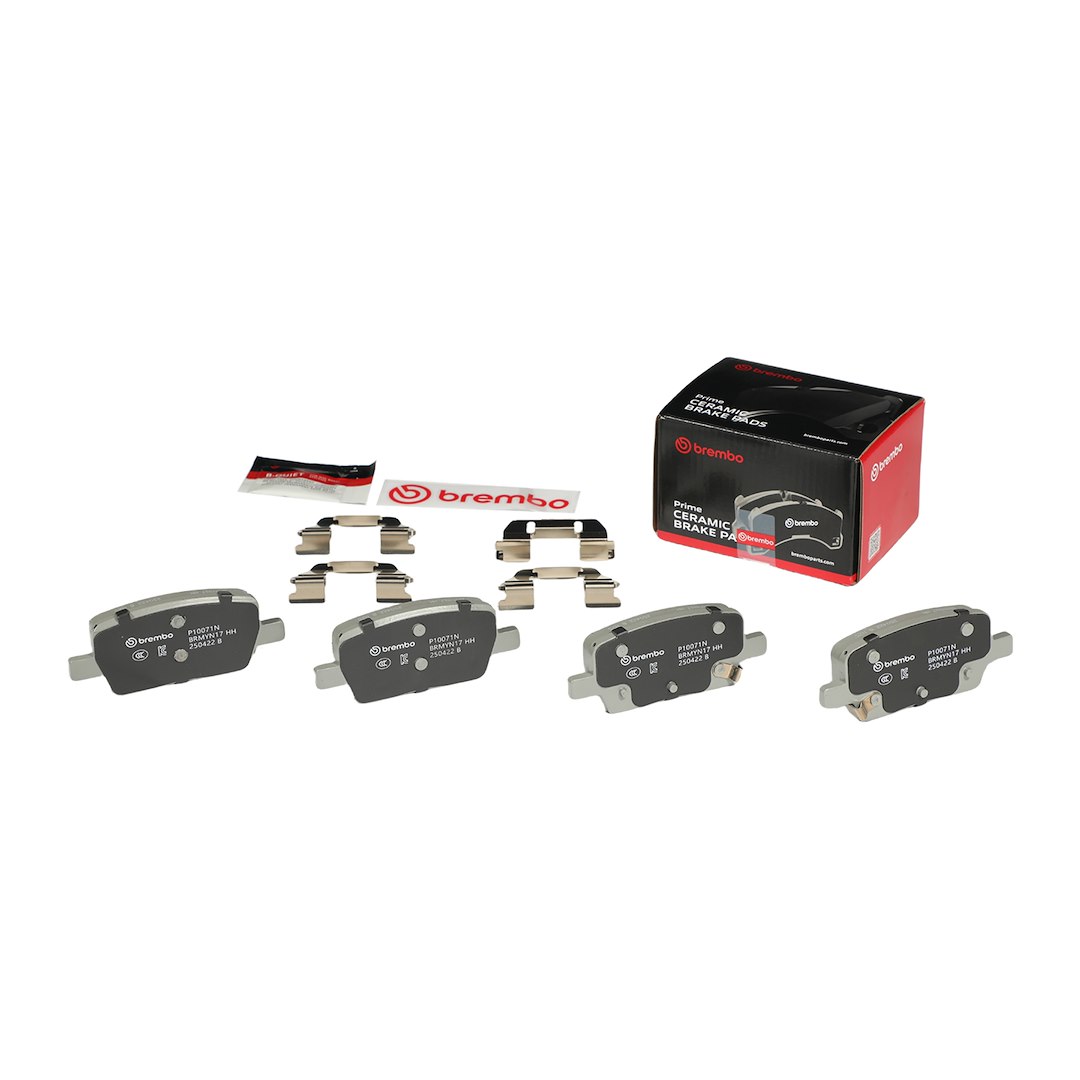 Brembo Brake Pad, Nao, Fmsi Number D1914-9105, Ceramic, Set of 4 – P10071N